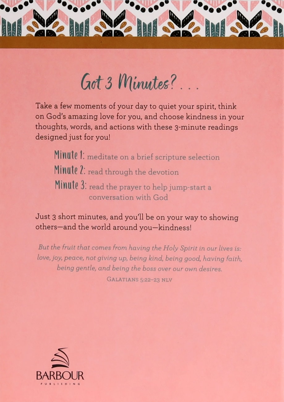 Choose Kindness: 3-Minute Devotions For Teen Girls Paperback