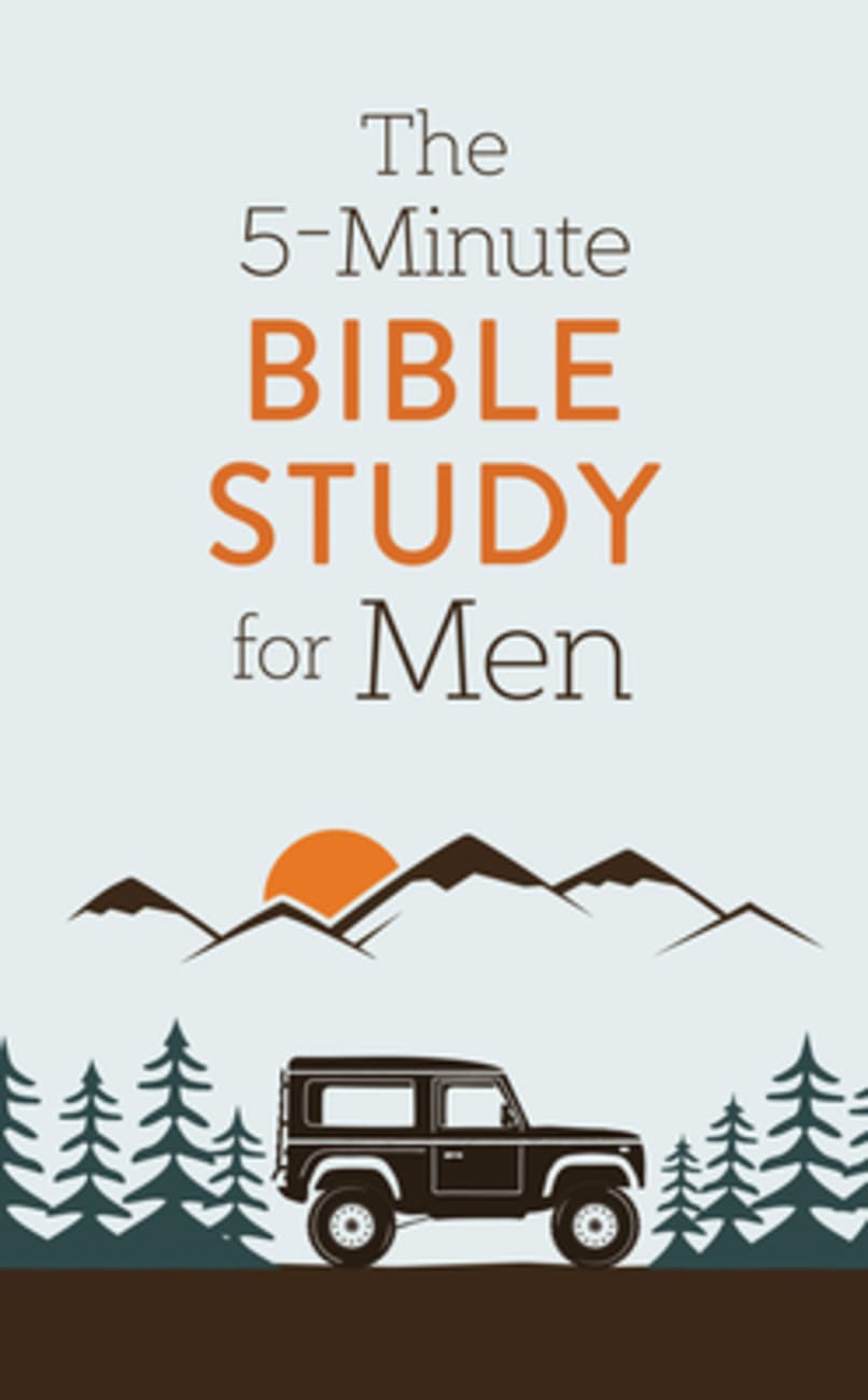 The 5-Minute Bible Study For Men Paperback