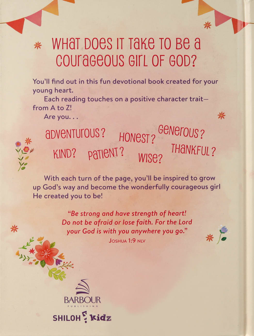A to Z Devotions For Courageous Girls (Courageous Girls Series) Hardback