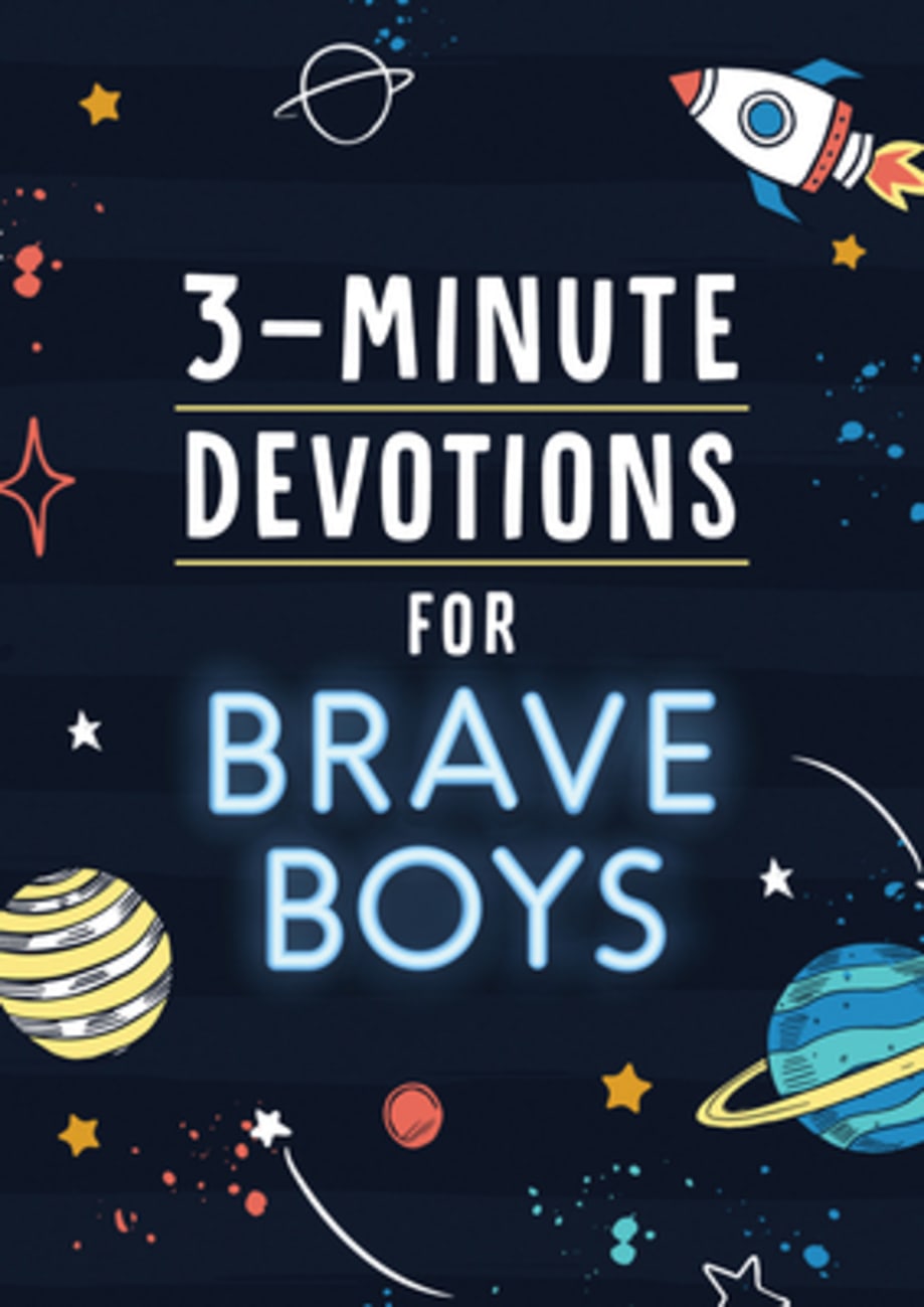 3-Minute Devotions For Brave Boys Paperback