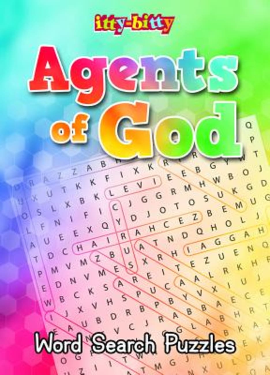 Activity Book Agents of God Word Search (Itty Bitty Bible Series) Paperback