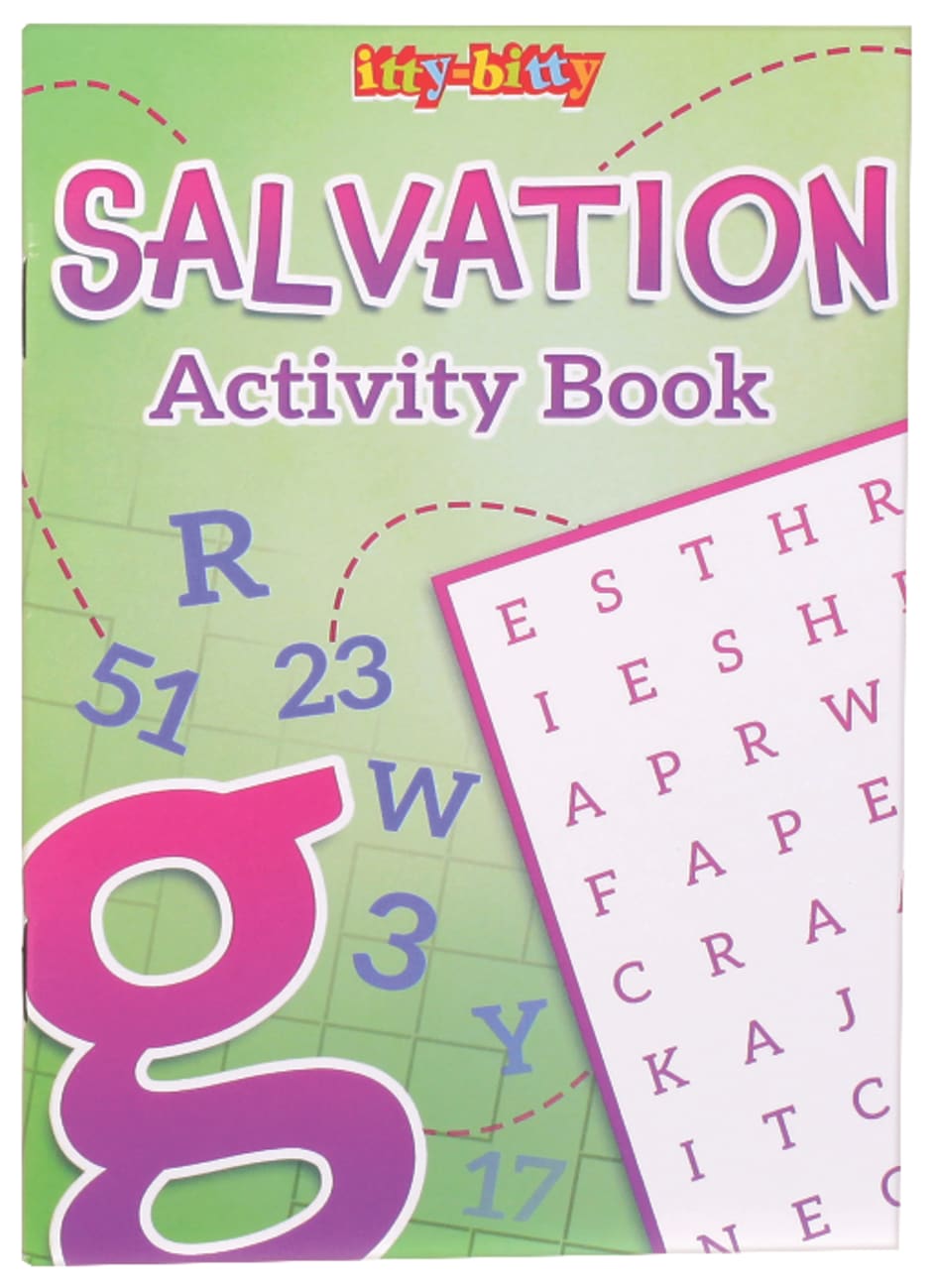Salvation Activity Book (Itty Bitty Bible Series) Paperback