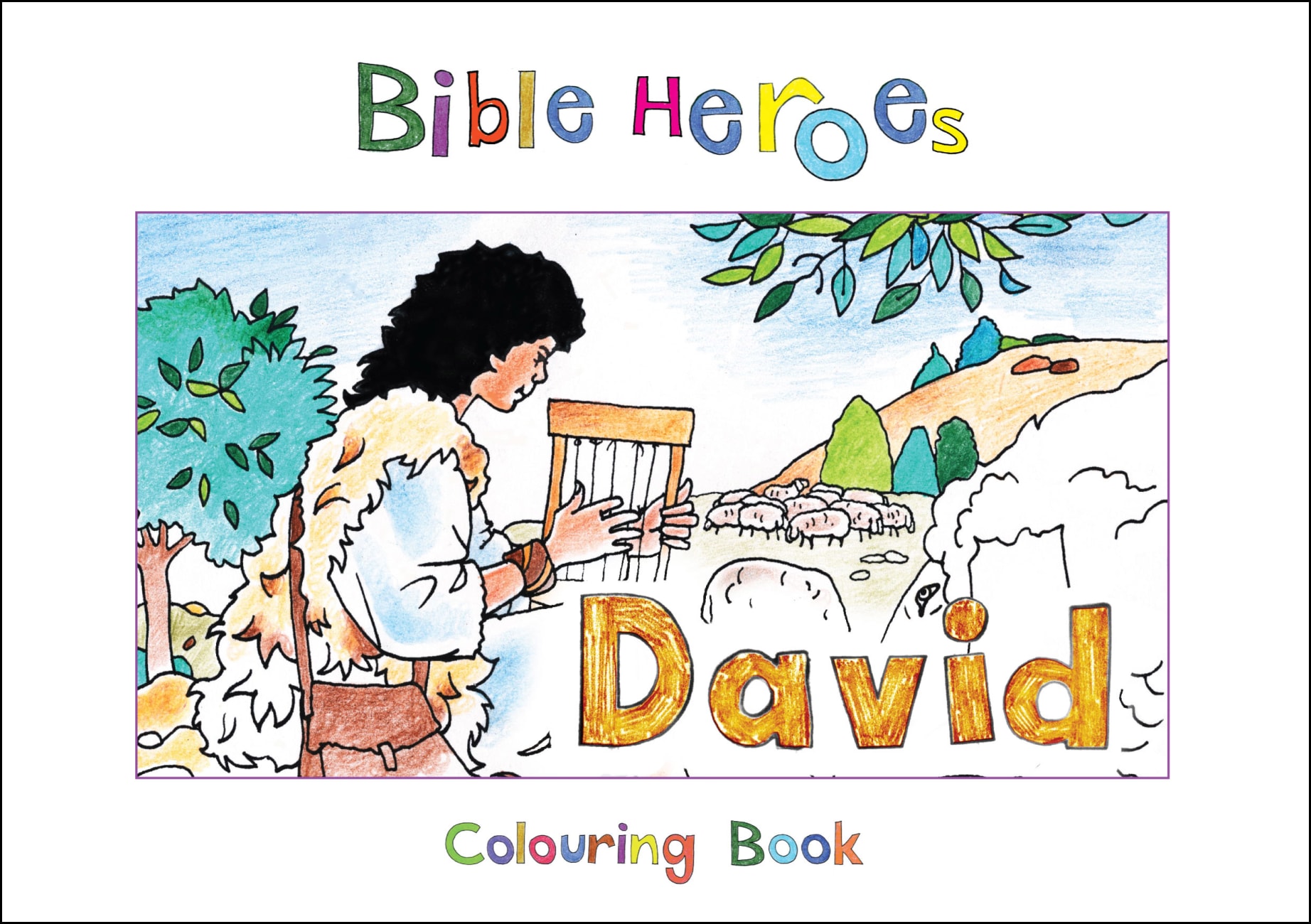 David (Bible Heroes Coloring Book Series) Paperback