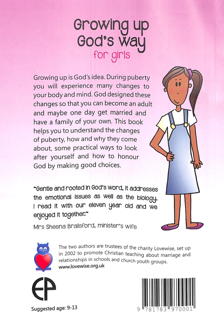 Growing Up God's Way For Girls Paperback