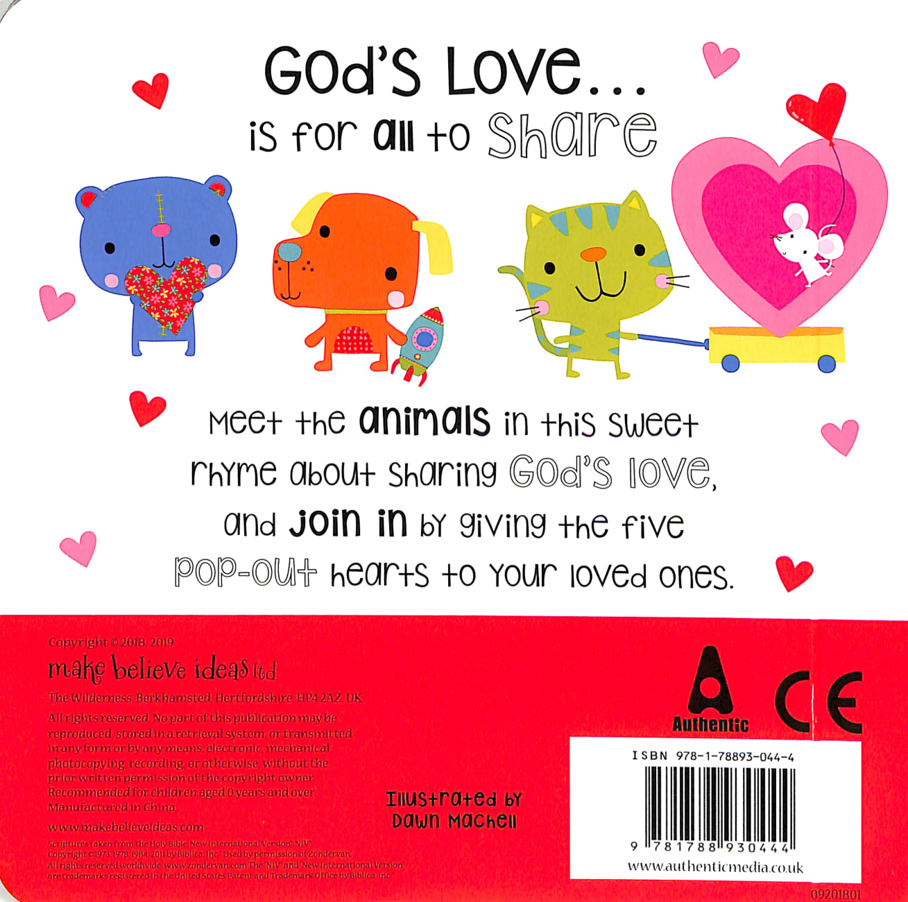 God's Love is For All to Share: Pop Out & Play Board Book