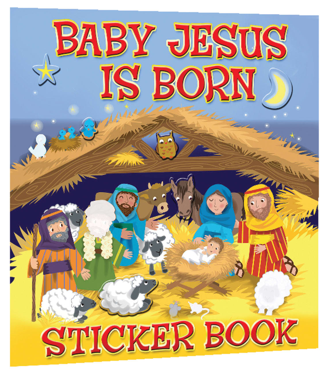Baby Jesus is Born Sticker Book Paperback