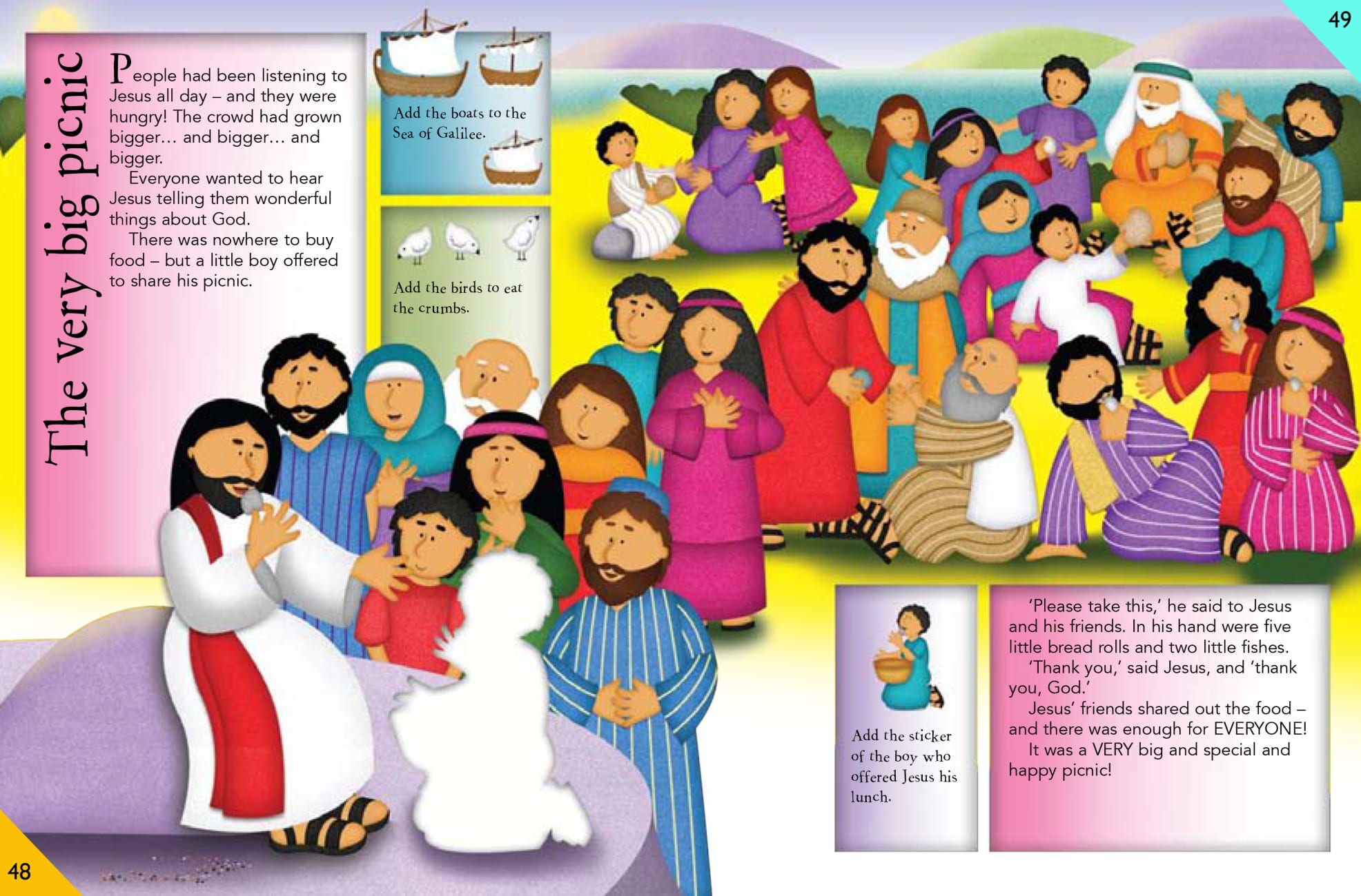 The Big Bible Sticker Book Paperback