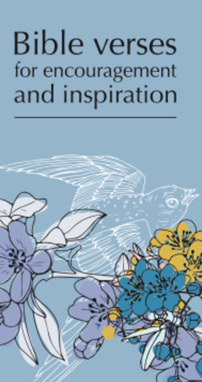 Bible Verses For Encouragement and Inspiration Booklet