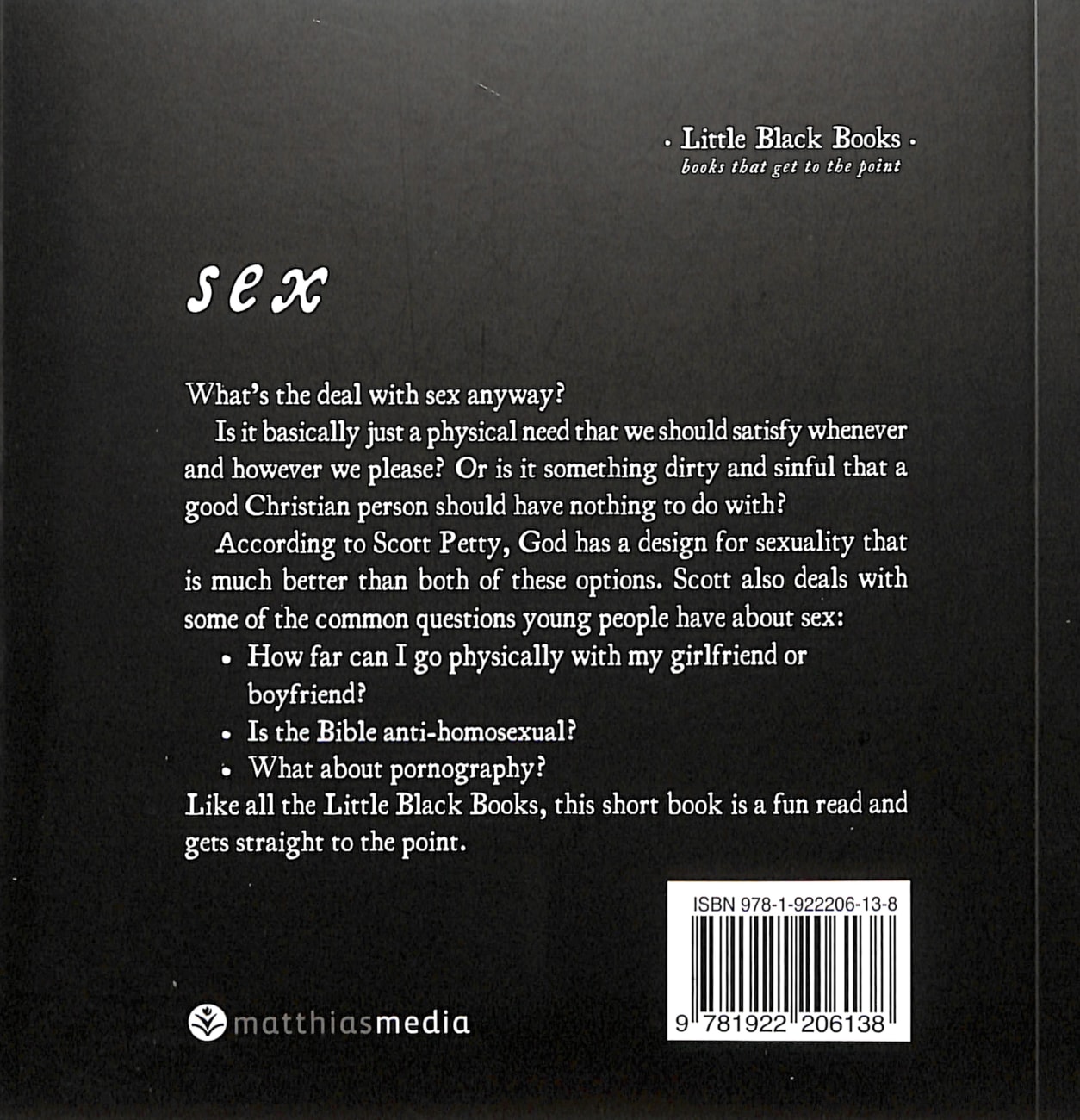 Sex (2nd Edition) (Matthias Little Black Book Series) Paperback