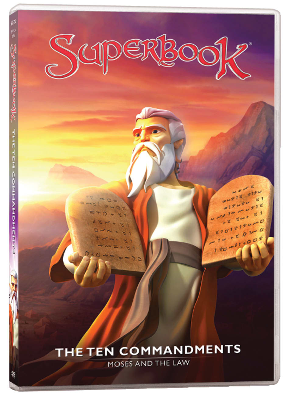 Ten Commandments, the - Moses and the Law (#07 in Superbook Dvd Series Season 01) DVD
