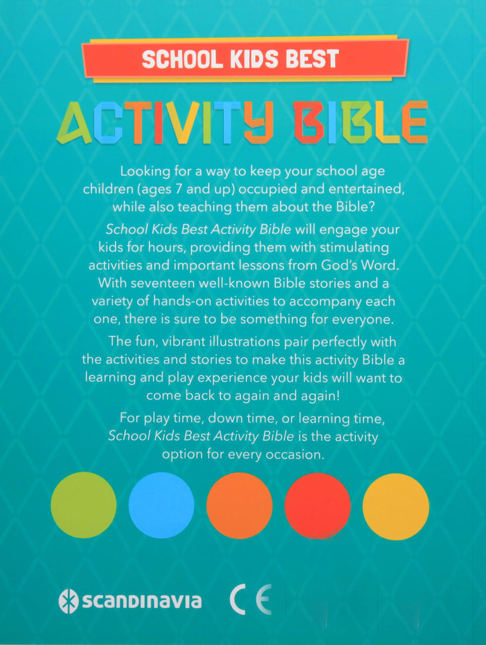 School Kids Best Activity Bible (With 4 Pages Of Stickers) Paperback
