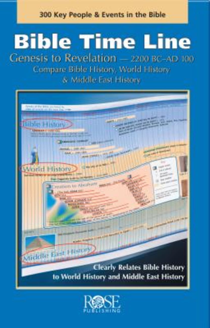 Bible Timeline: Genesis to Revelation (Rose Guide Series) Pamphlet