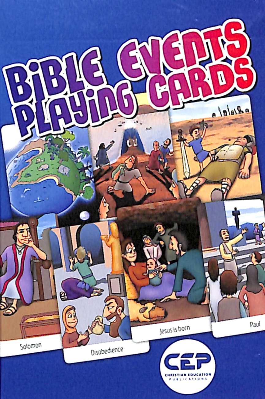 Bible Events: Playing Cards Cards