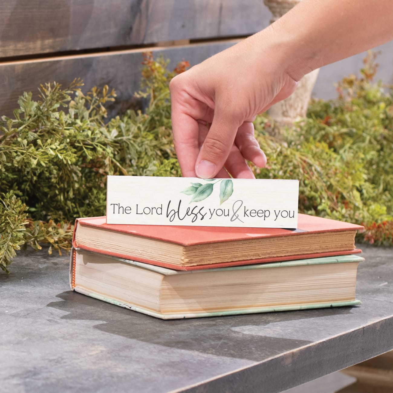 Tabletop Decor : The Lord Bless You & Keep You (Pine) (Vintage Praise Series) Homeware