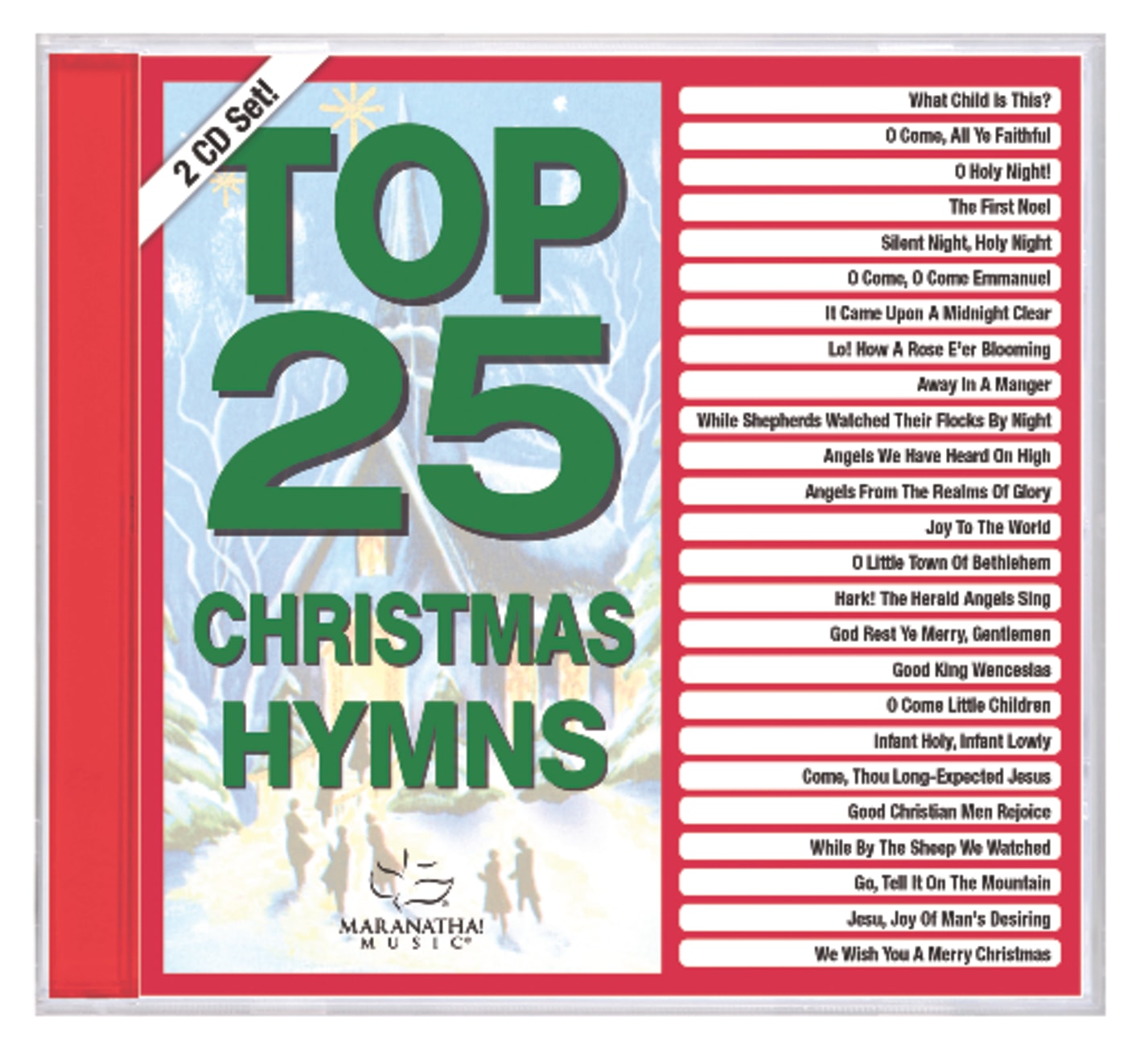 Top 25 Christmas Hymns (2 Cd) Compact Disc
