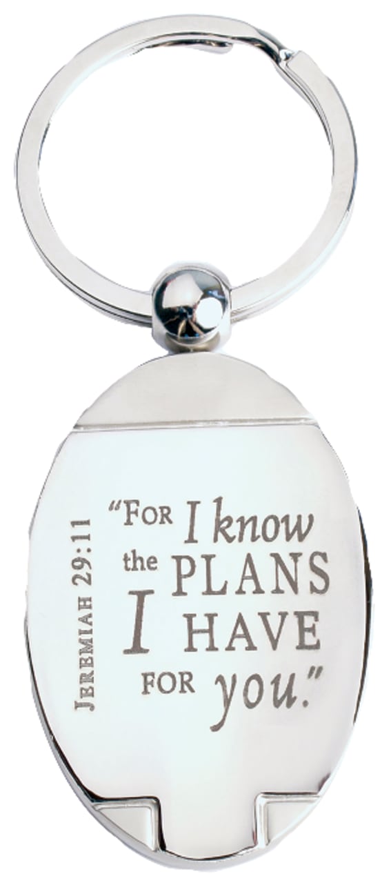 Quality Metal Keyring: Jeremiah 29:11, For I Know the Plans I Have For You Jewellery