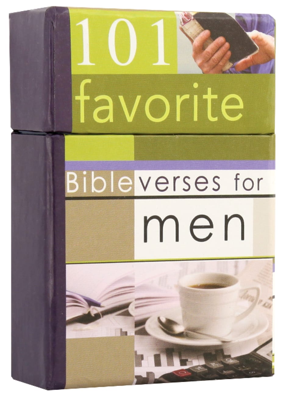 Box of Blessings: 101 Favourite Bible Verses For Men Homeware