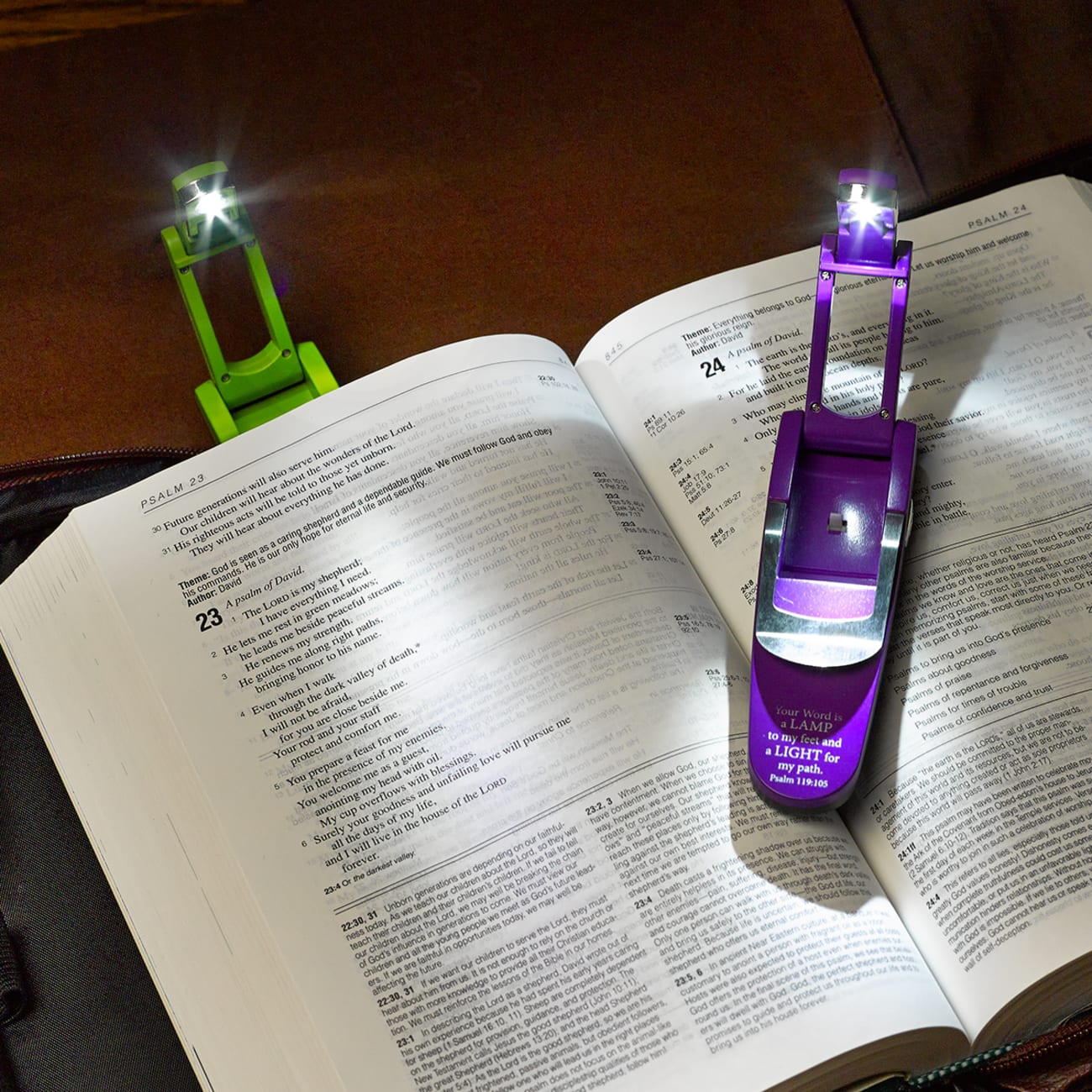 Hydraulic Pop Up Book Light: Your Word is a Lamp, Purple Homeware