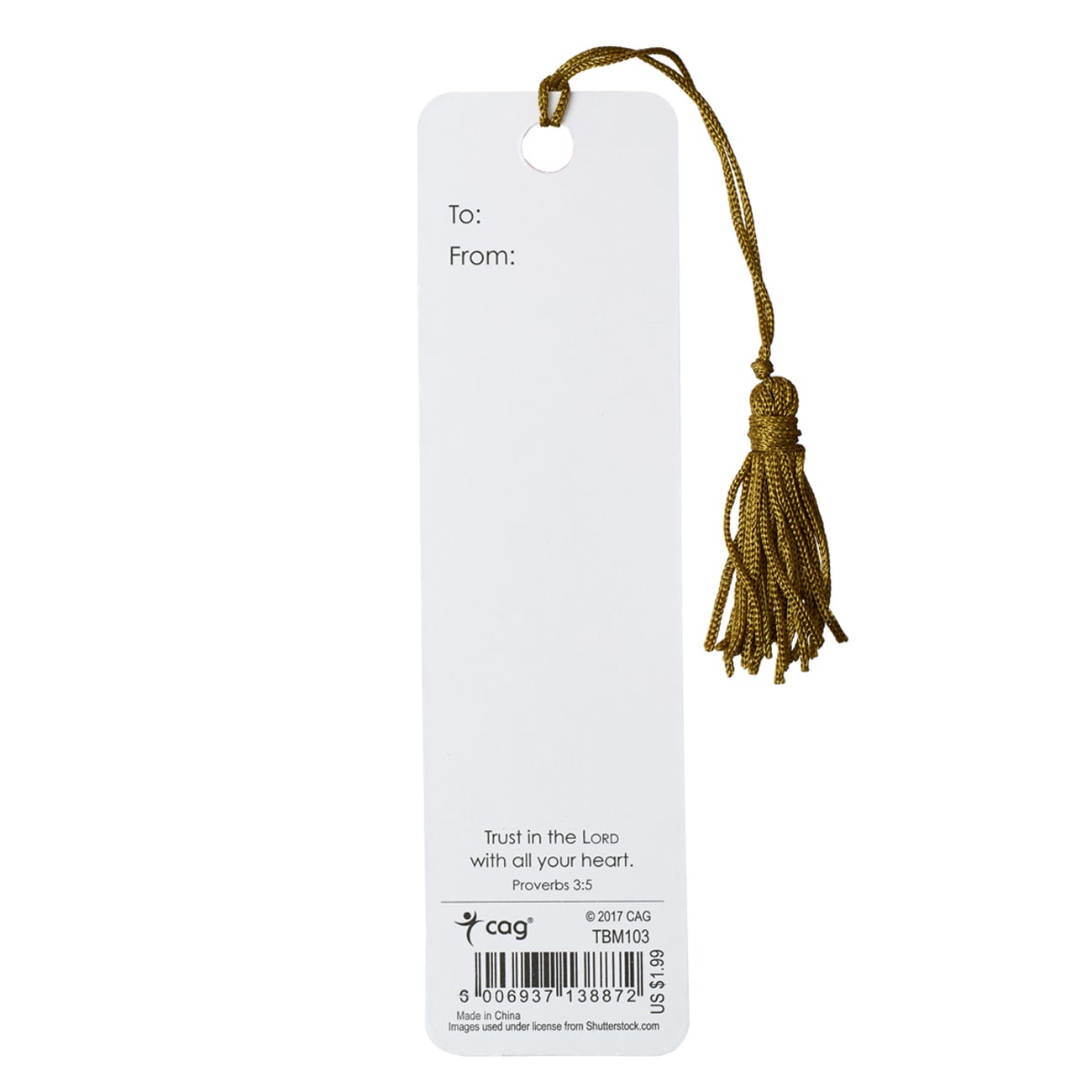 Bookmark With Tassel: For I Know the Plans I Have For You, Floral Stationery