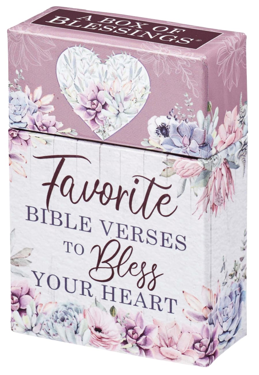 Box of Blessings: Favorite Bible Verses to Bless the Heart Homeware