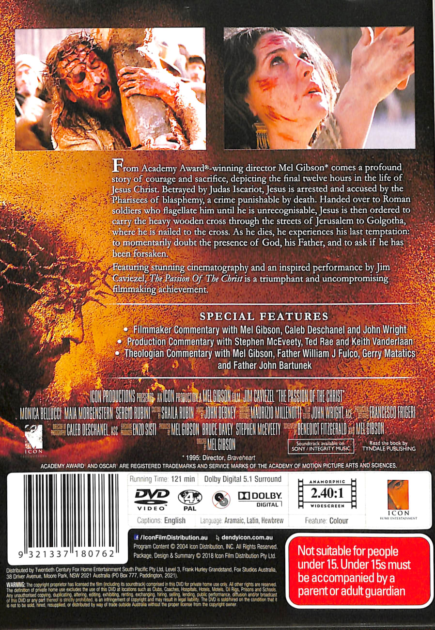 The Passion of the Christ DVD