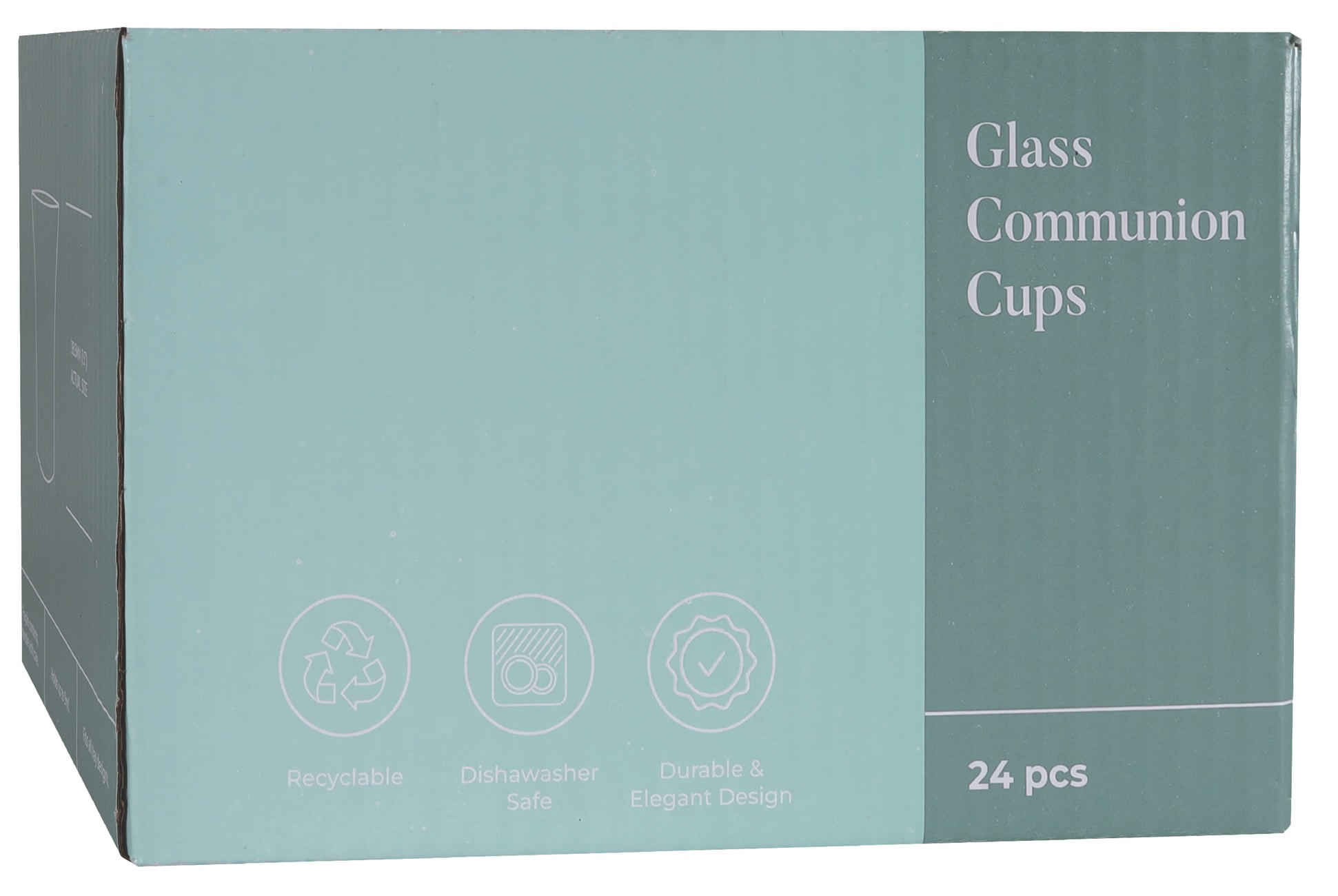 Glass Communion Cups (Box Of 24) Church Supplies