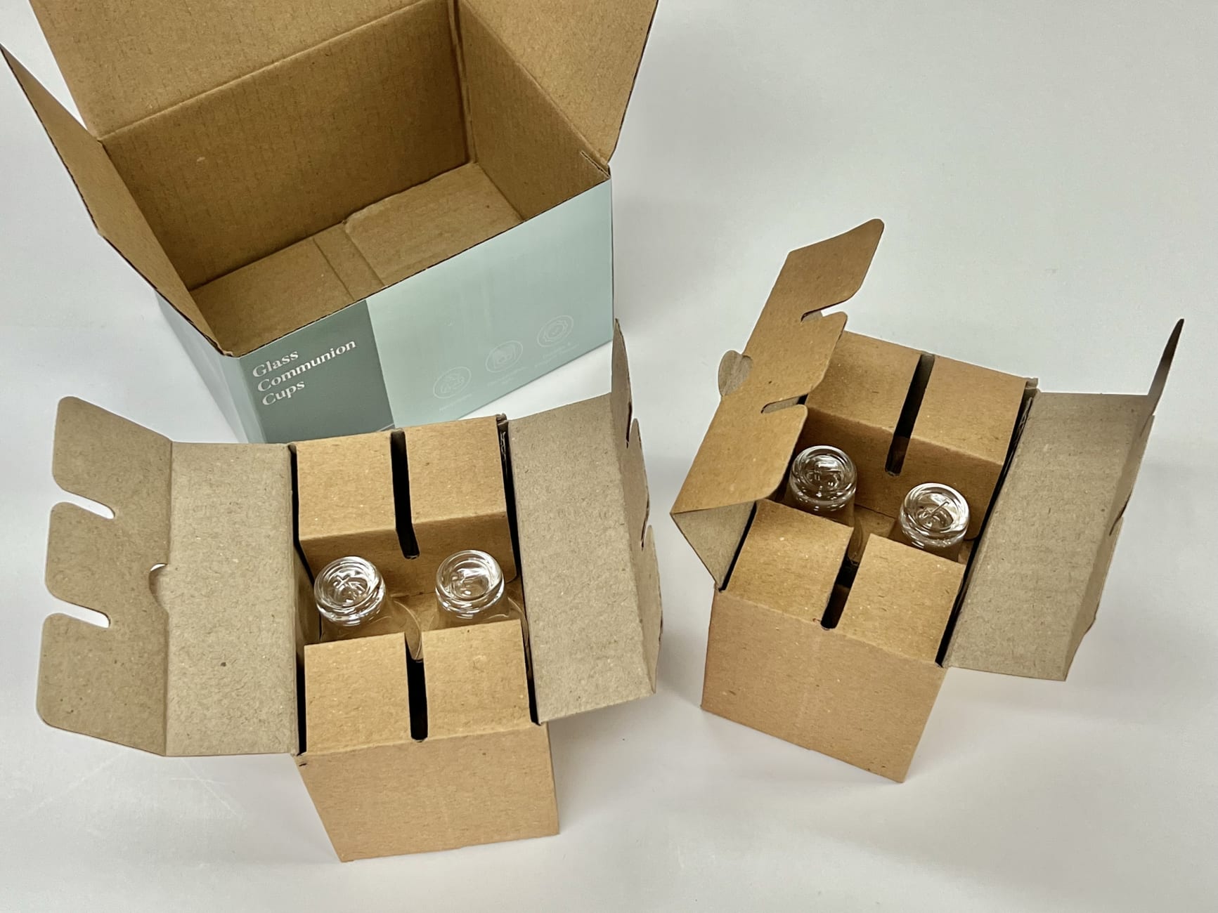 Glass Communion Cups (Box Of 24) Church Supplies