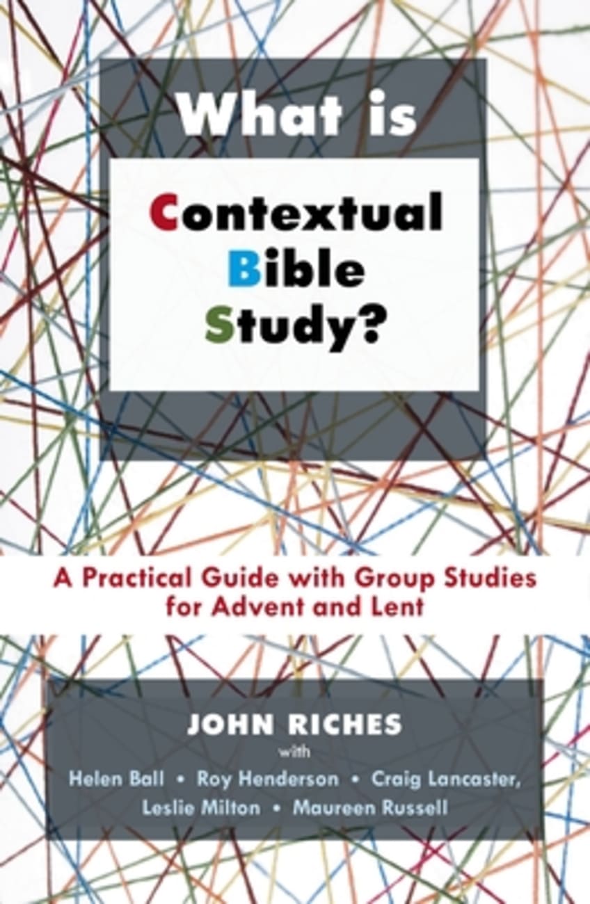 What is Contextual Bible Study? Paperback
