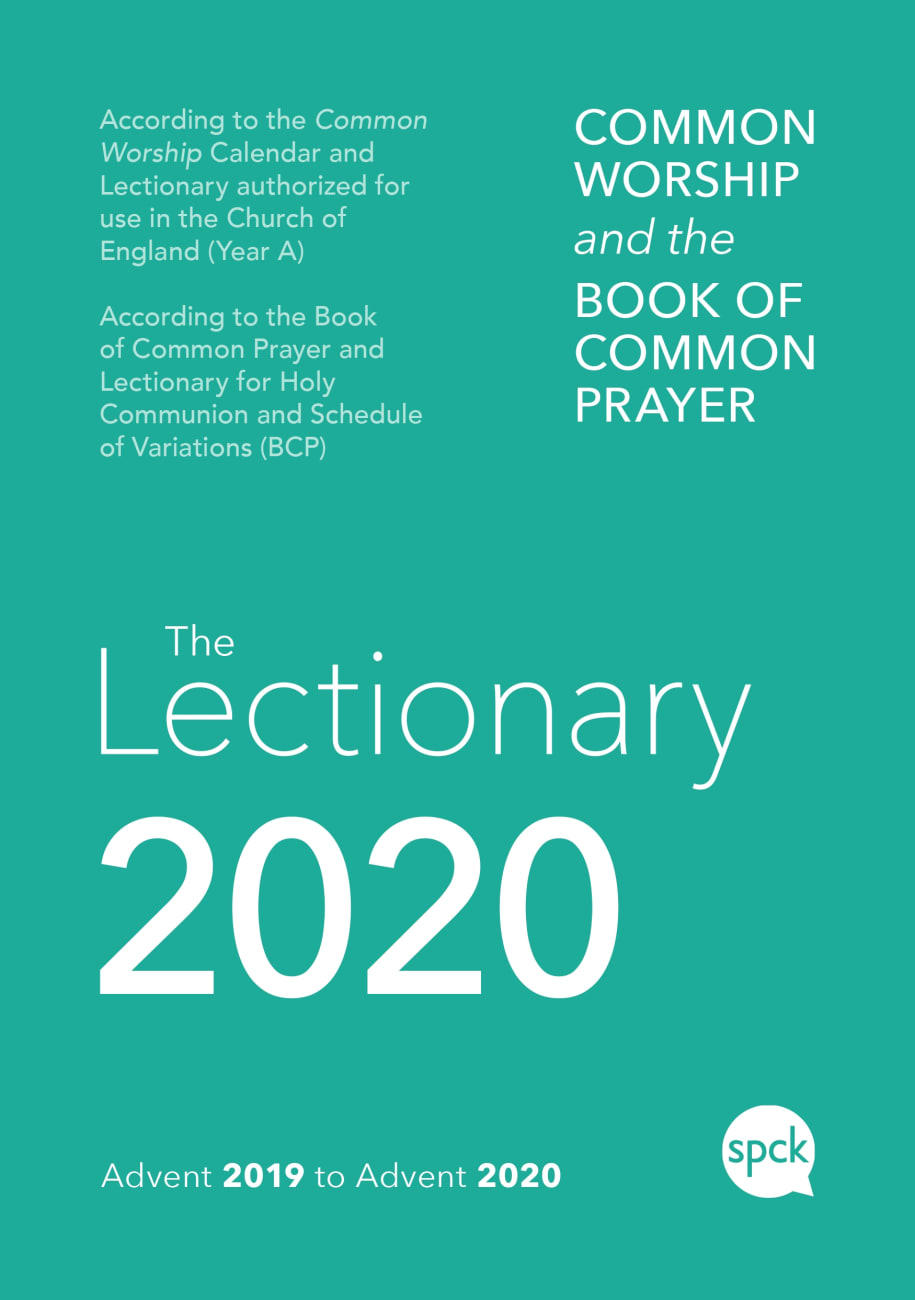 Common Worship Lectionary 2020 (With Elastic Strip) Hardback