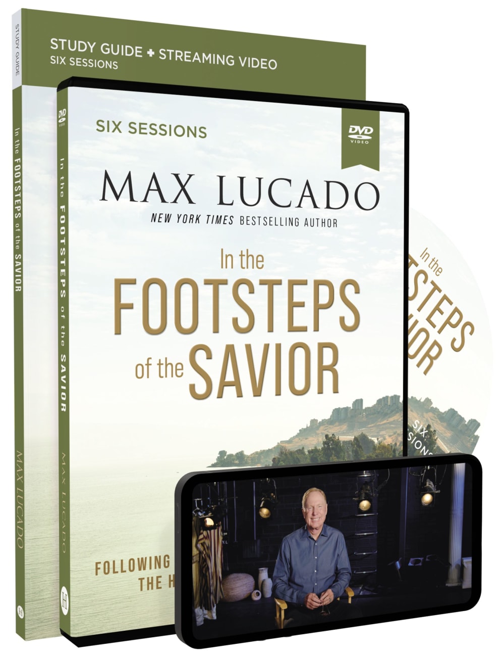 In the Footsteps of the Savior: Following Jesus Through the Holy Land (Study Guide With Dvd) Pack/Kit