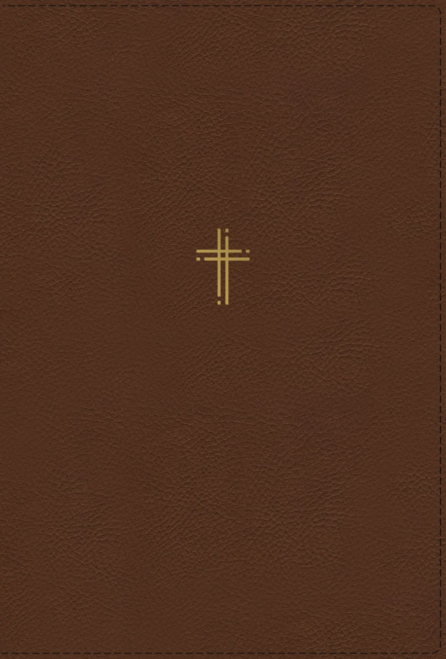 NASB Thompson Chain-Reference Bible Brown 1995 Text (Red Letter Edition) Premium Imitation Leather