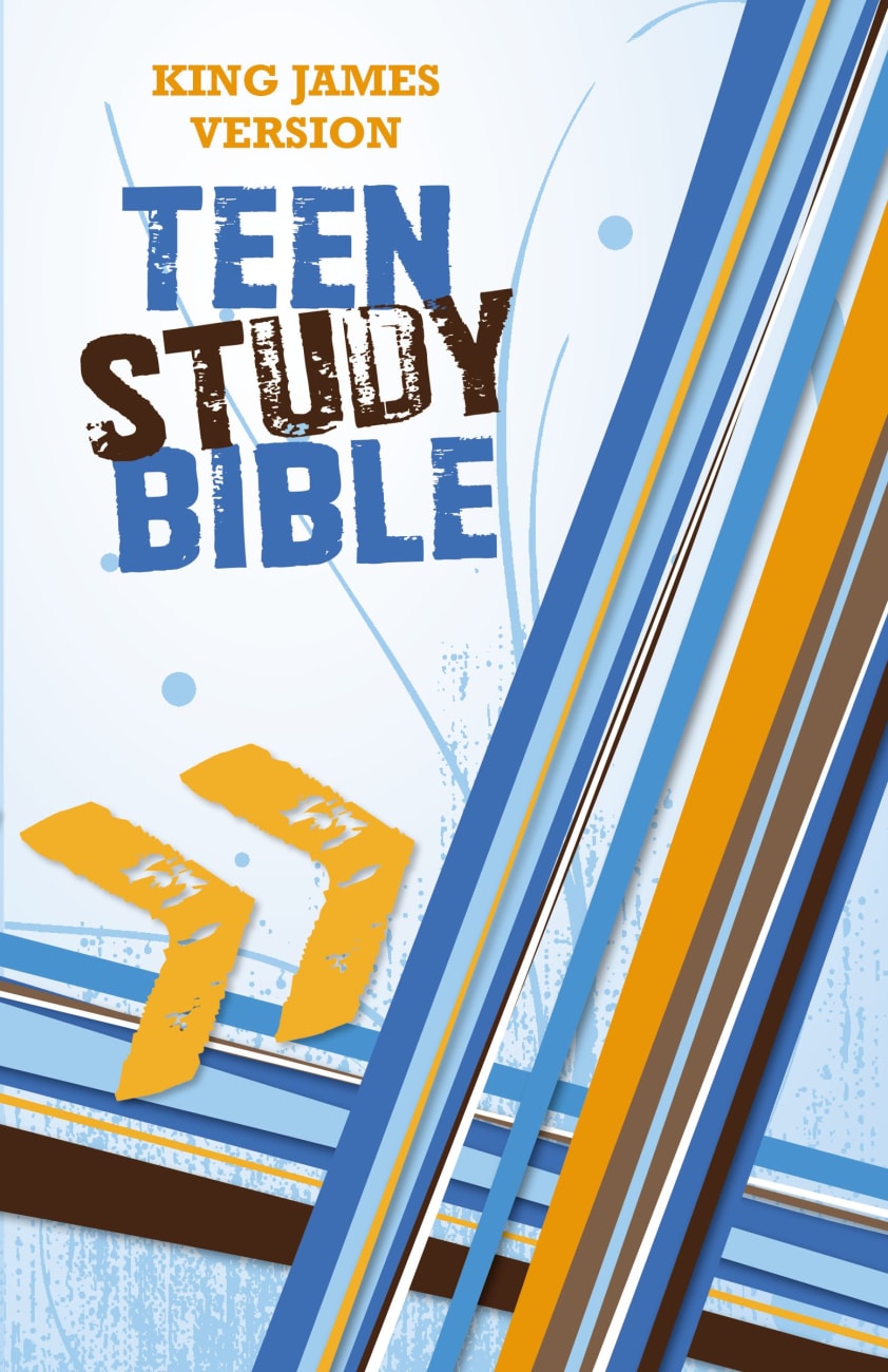 KJV Teen Study Bible (Black Letter Edition) Hardback