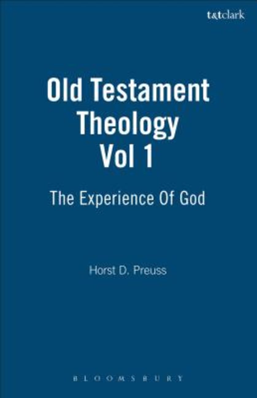 Old Testament Theology (Volume 1) (Old Testament Library Series) Hardback