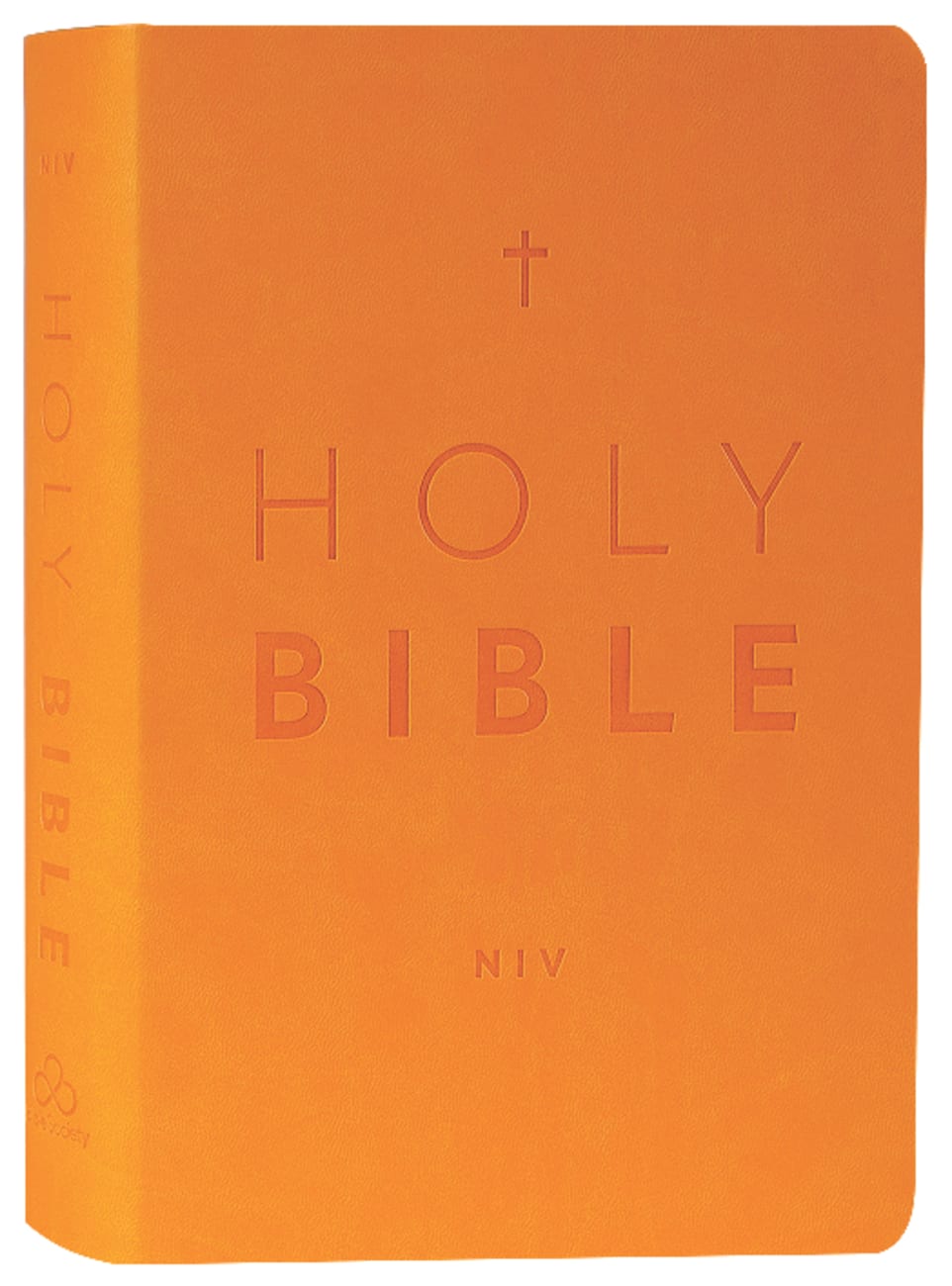 NIV Colour Burst Bible Large Print Bright Orange | Koorong