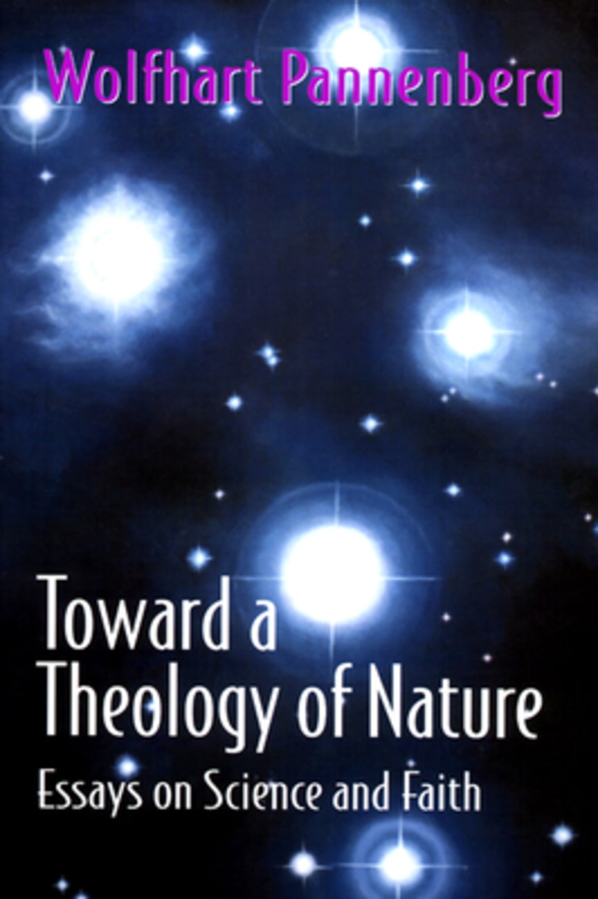 Toward a Theology of Nature Paperback