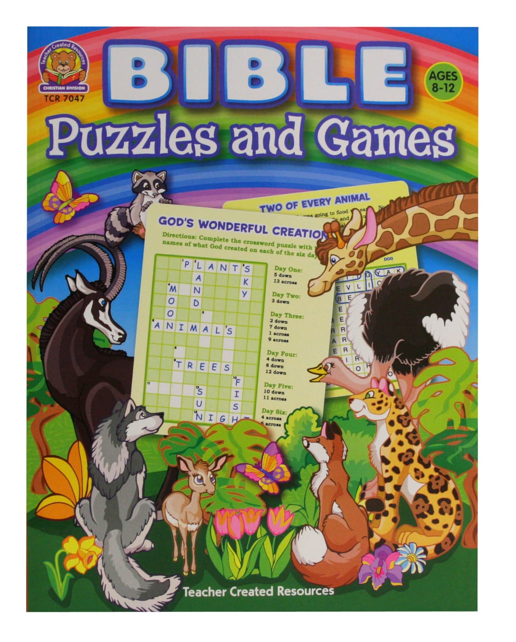Bible Puzzles and Games (Teacher Created Resources Series) Paperback
