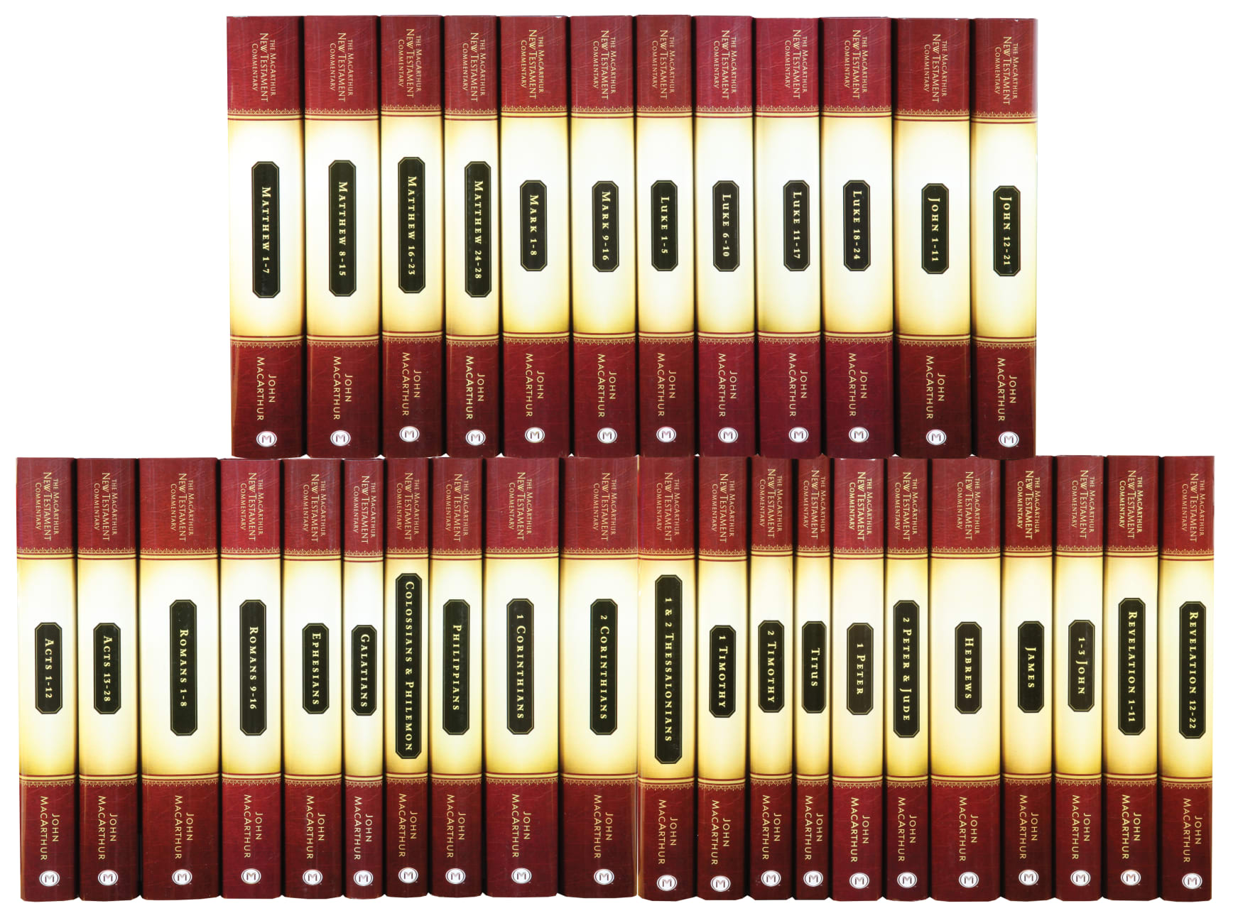 Complete New Testament Commentary Set 34 Vols Macarthur New Testament Commentary Series By