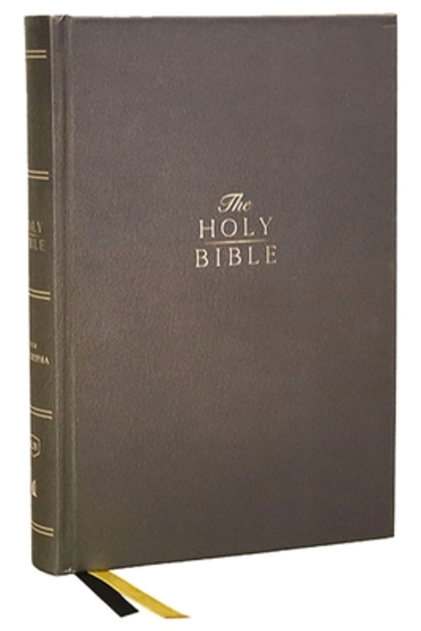 KJV CenterColumn Reference Bible With Apocrypha (Red Letter Edition