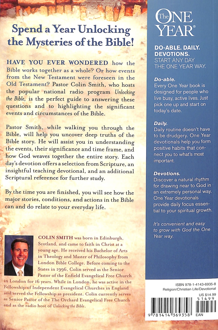 The One Year Unlocking the Bible Devotional Paperback