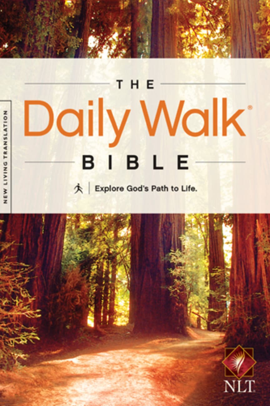 NLT Daily Walk Bible (Black Letter Edition) Paperback