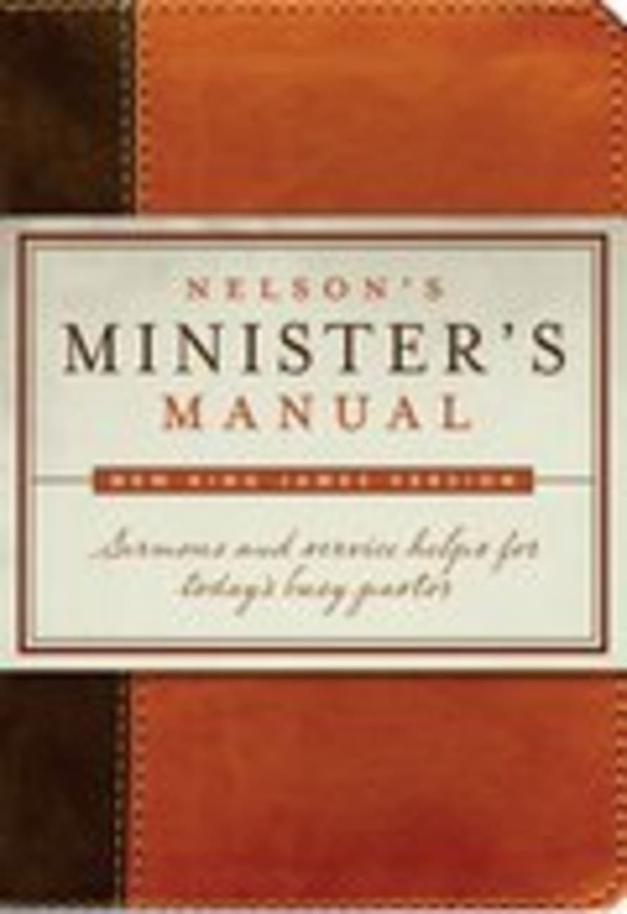Nelson's Minister's Manual (Nkjv Edition) Imitation Leather