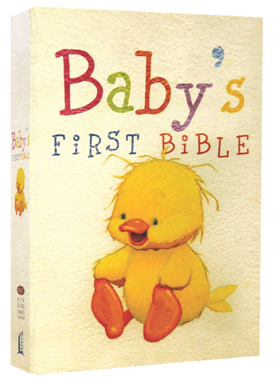 NKJV Baby's First Bible Pastel Yellow (Red Letter Edition) Hardback