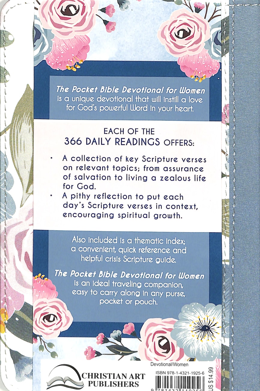 Pocket Bible Devotional For Women (365 Daily Devotions Series) Koorong