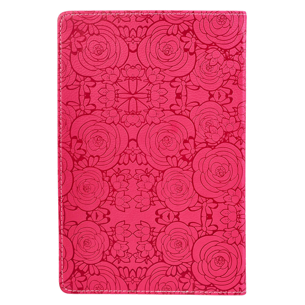 Legacy Journal: Our Life, Our Story, Dark Pink/Floral, Luxleather Imitation Leather