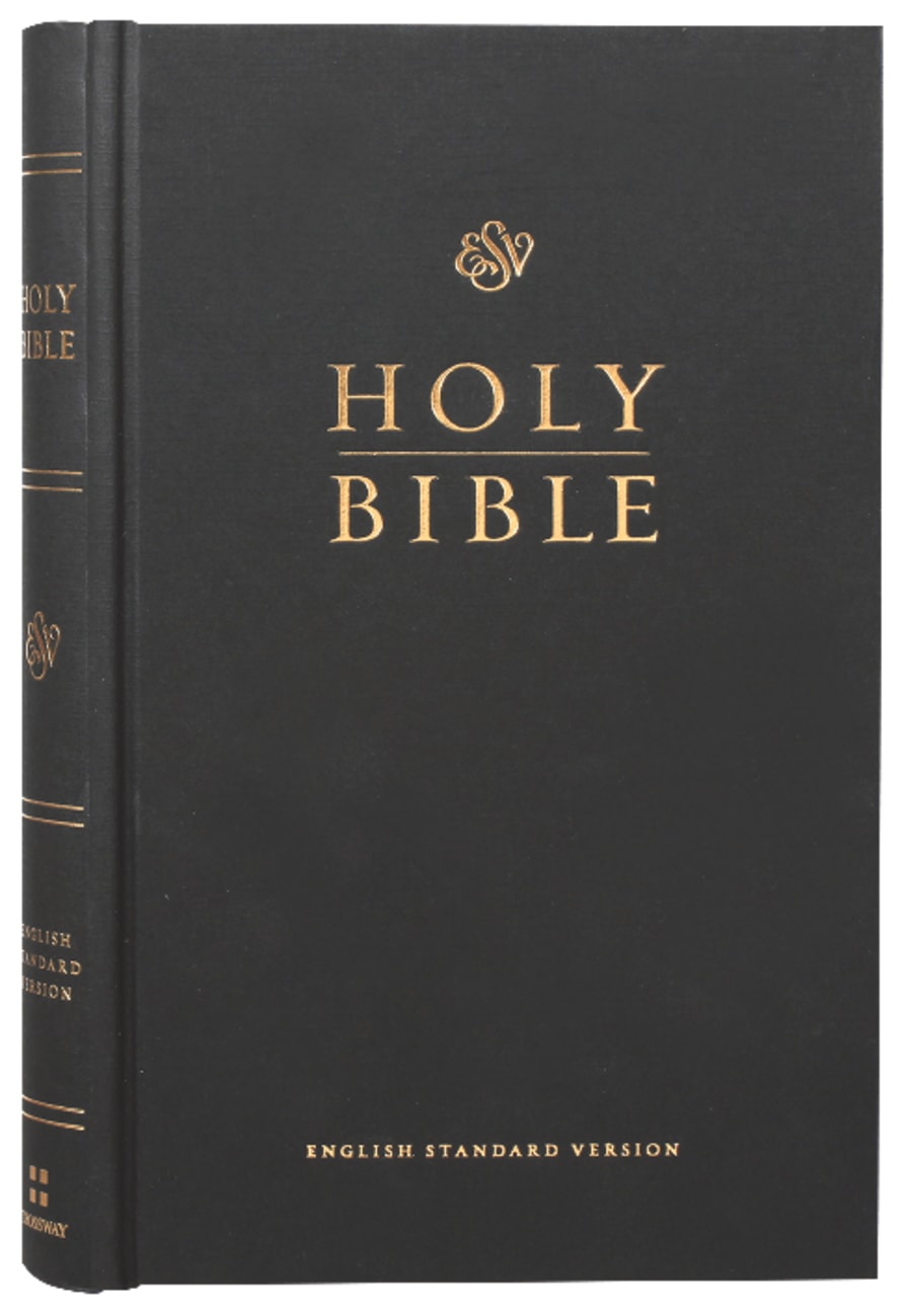 ESV Church Bible Black (Black Letter Edition) | Koorong