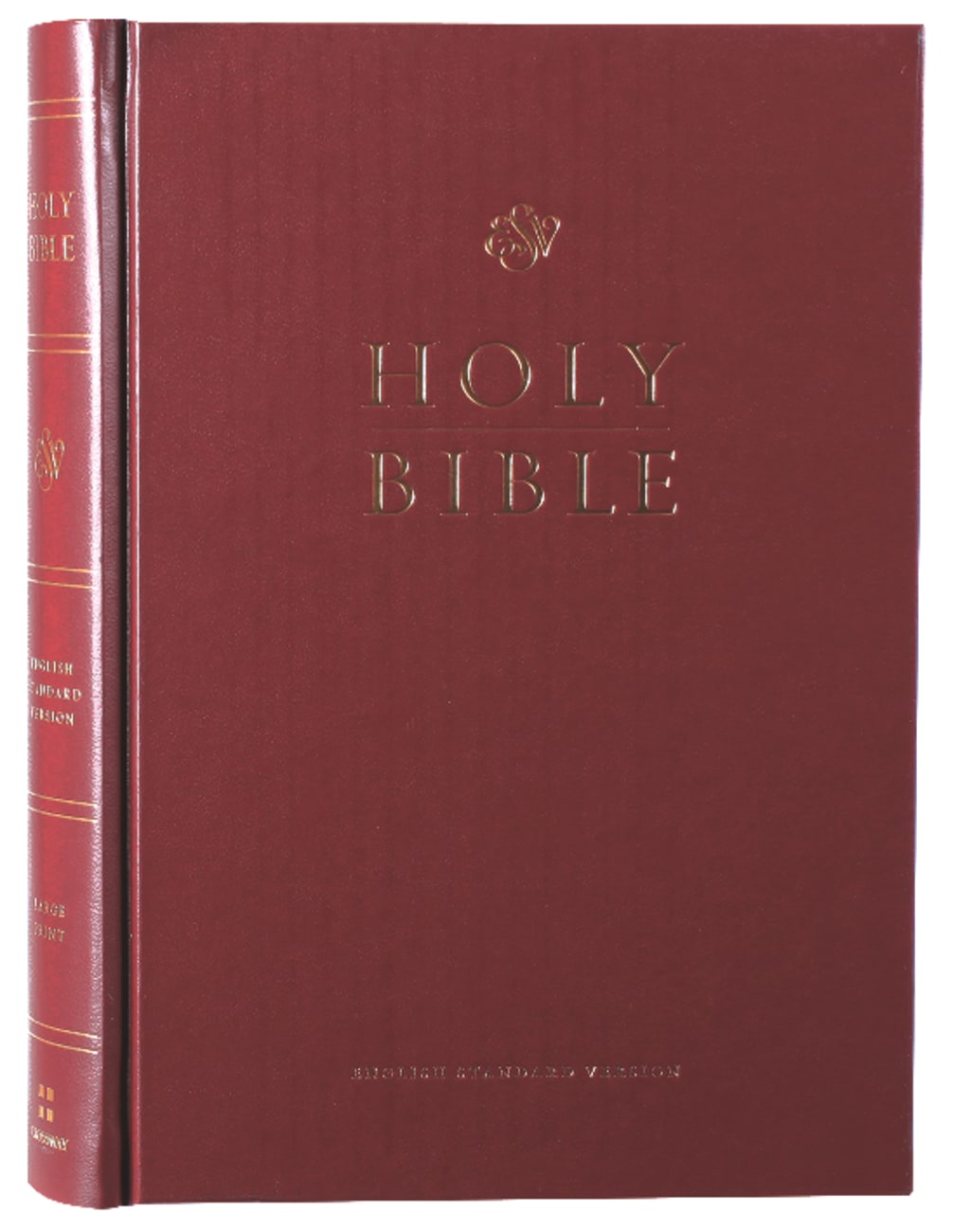 ESV Pew and Worship Bible Large Print Burgundy (Black Letter Edition