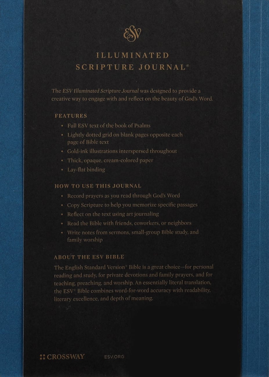 Esv Illuminated Scripture Journal Psalms (Black Letter Edition) | Koorong