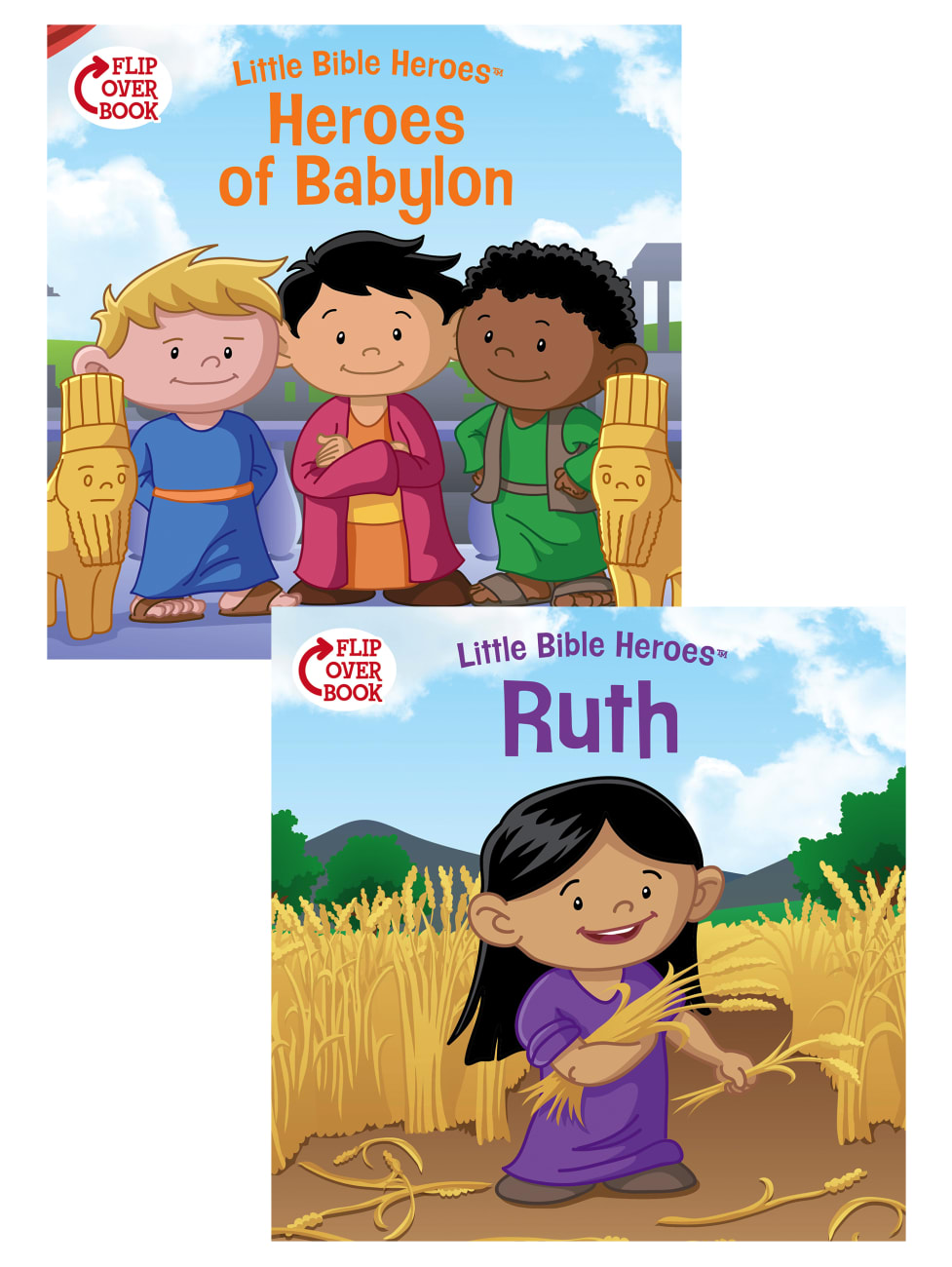 Heroes of Babylon/Ruth Flip-Over Book (Little Bible Heroes Series) by David  Ryley (Illus) | Koorong