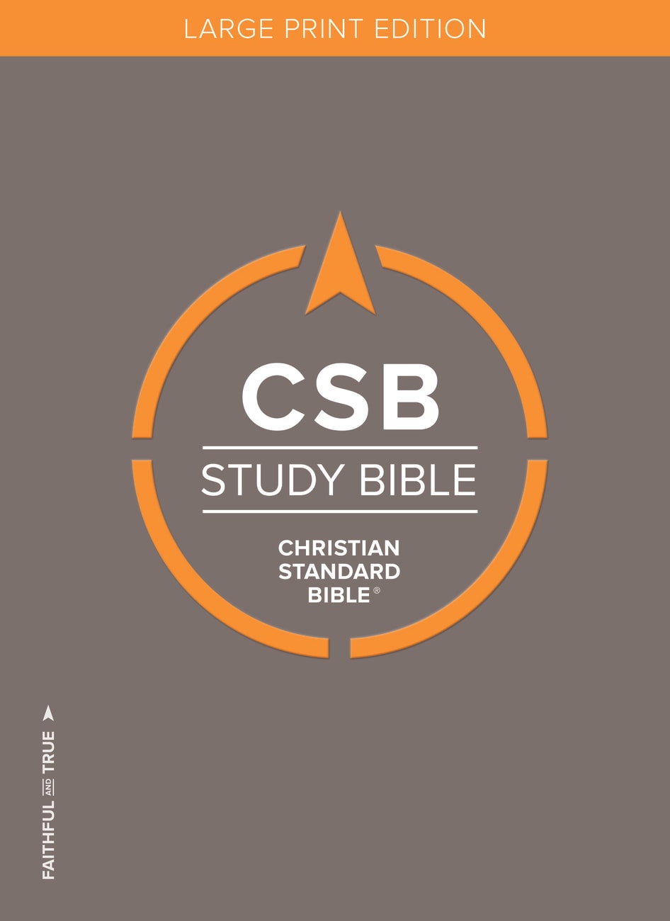 CSB Study Bible Large Print Hardback