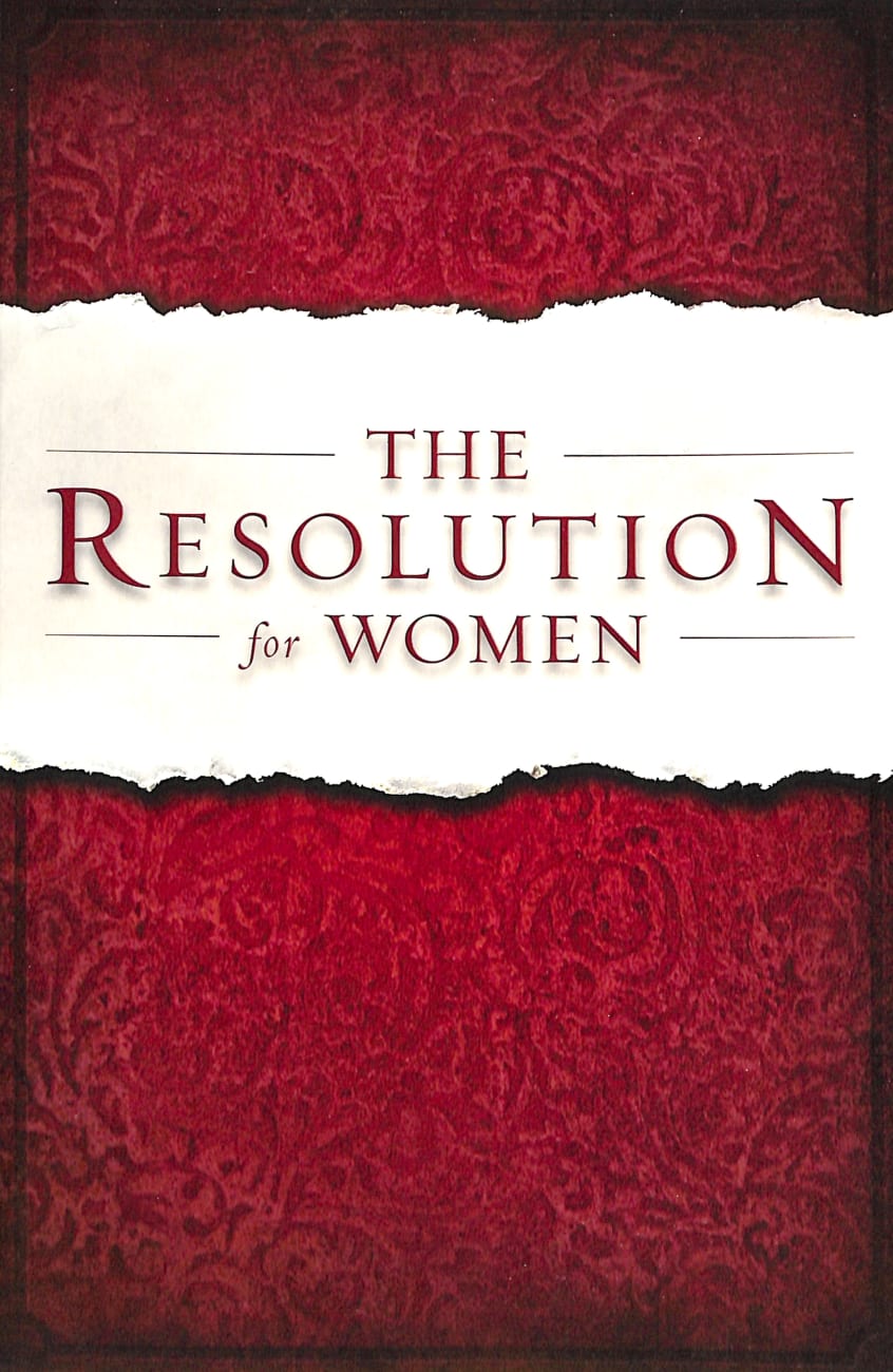 The Resolution For Women Paperback